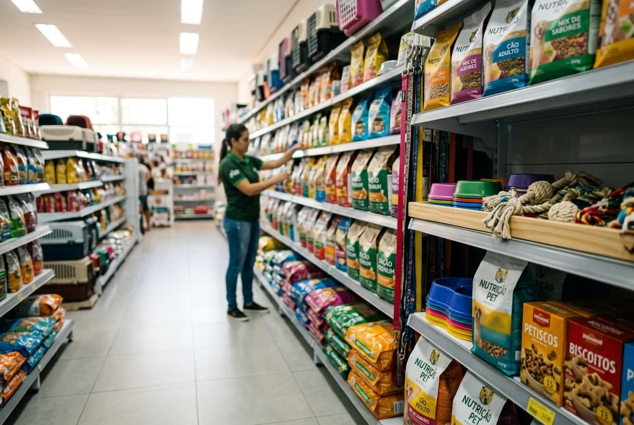 Loja de ração e acessórios para pet