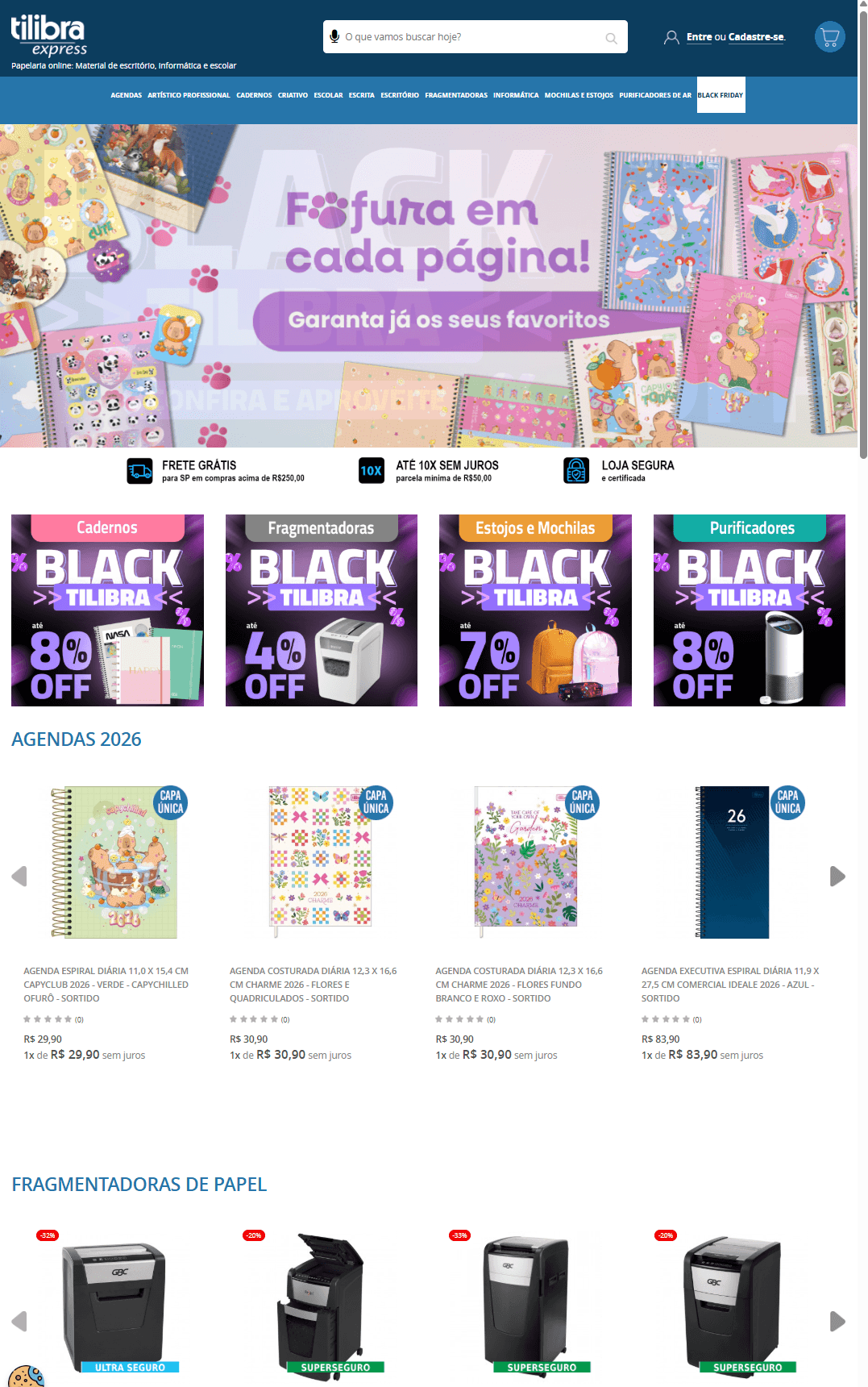 Exemplo de loja virtual com tema personalizado
